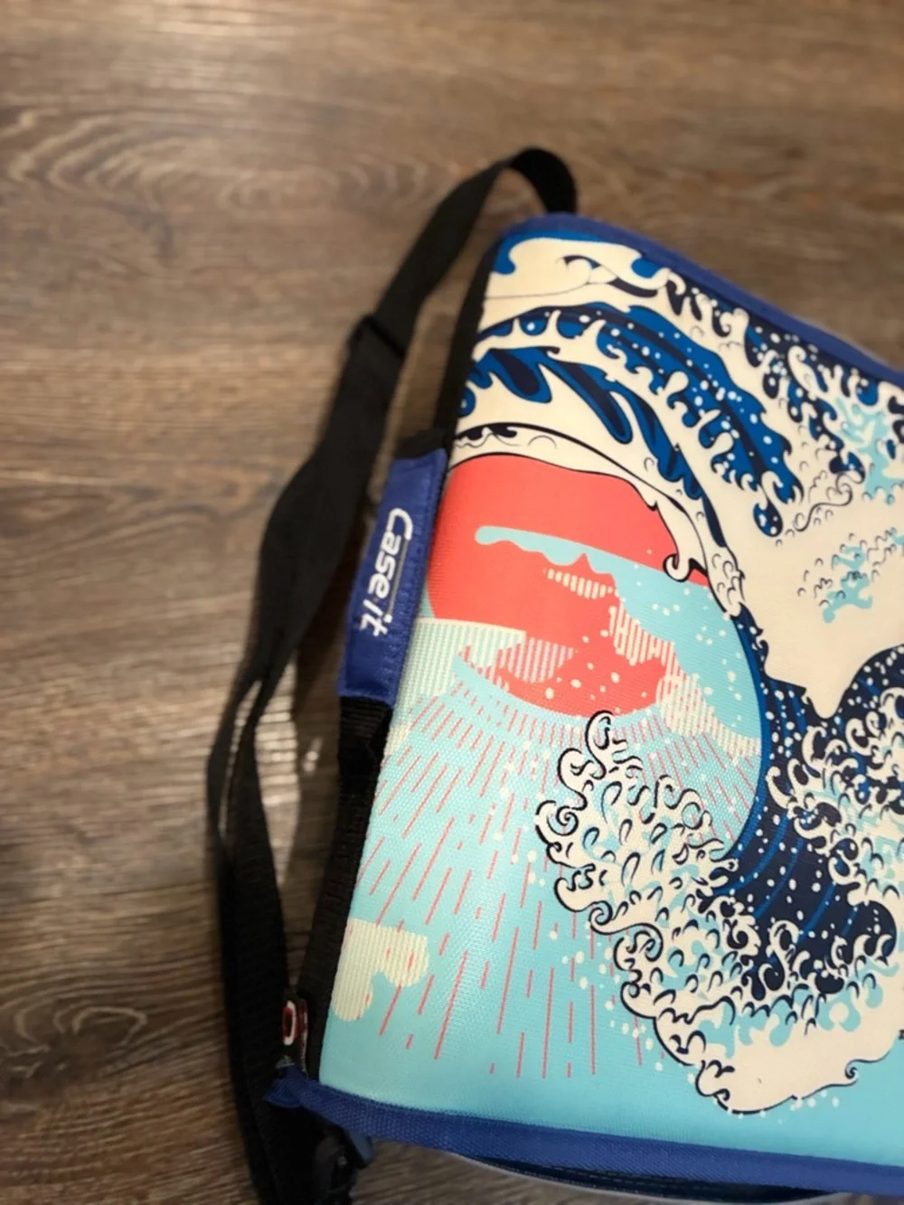 Colorful Wave Pattern Binder Folder - Multicolor - Picture 4 of 5